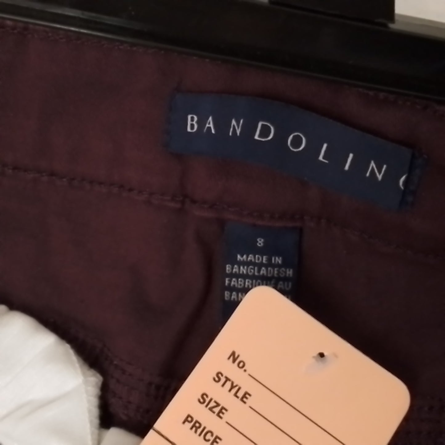 Bandolino Women's Maroon Pants