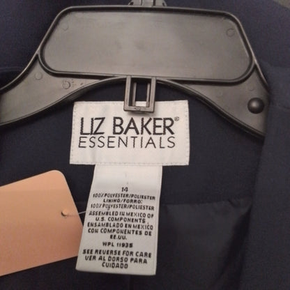 Liz Baker Women's Navy Blue Blazer