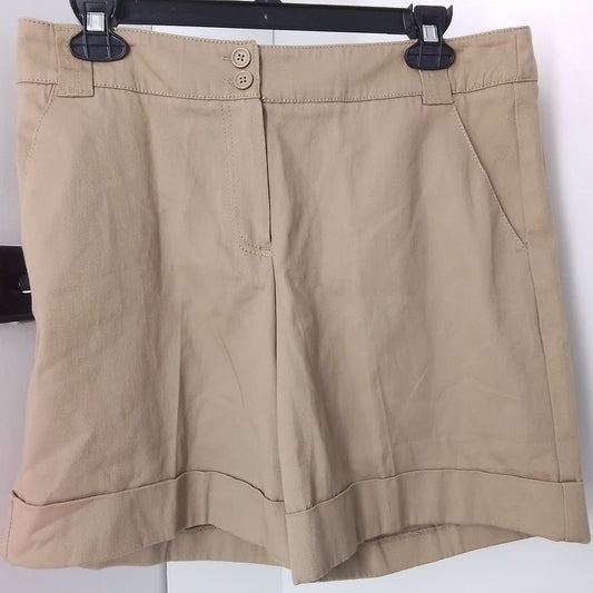 womens size 8 khaki shorts