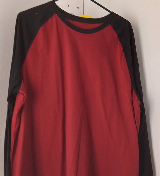 George Men's Red and Black Shirt