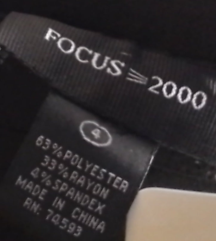 Focus 2000 Women's Black Pants