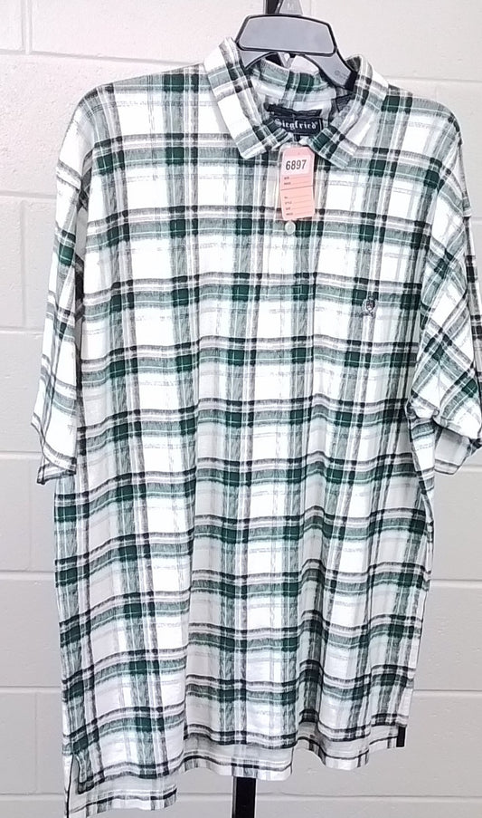 Siegfried Men's Green Plaid Shirt