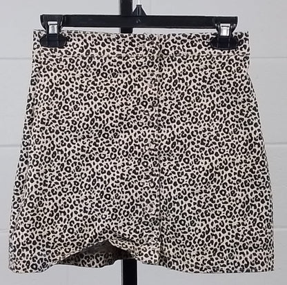 Forever 21 Leopard Patterned Mini-Skirt